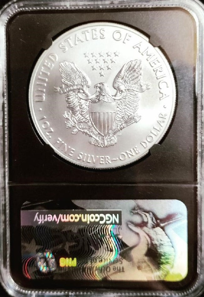 2017 Eagle S $1 Early Releases MS 70 Honorable Mike Castle Signature - Goldstar Mint