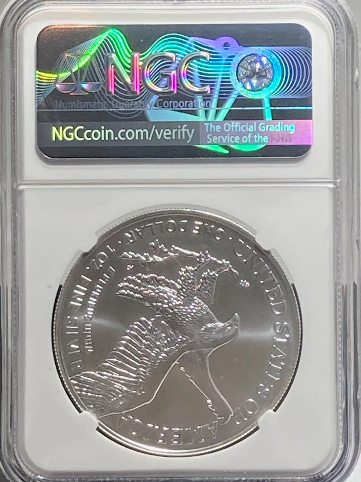 2022 W $1 SILVER EAGLE NGC EARLY RELEASE MS70 TRUMP LABEL - Goldstar Mint