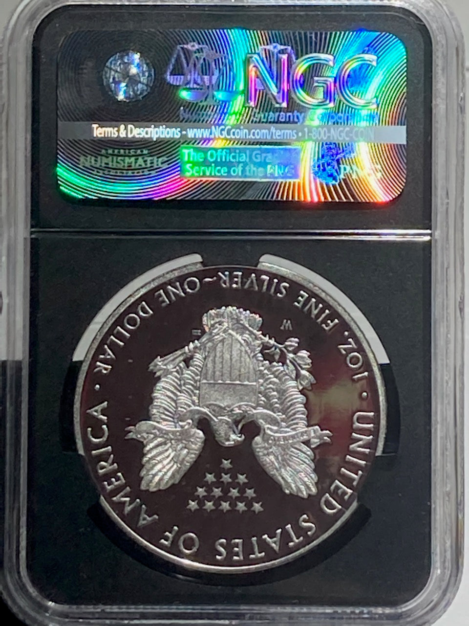 2016 W NGC $1 SILVER EAGLE - EDGE LETTERED FDI PR70 ULTRA CAMEO 30TH ANNV.SIGNED BY MIKE CASTLE - Goldstar Mint