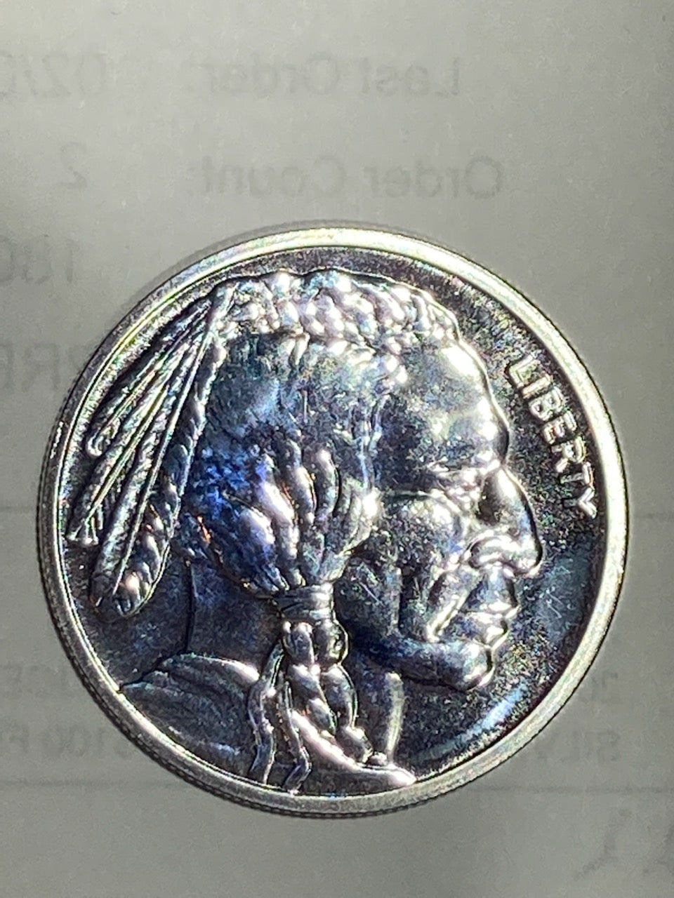 .999 1 TROY OZ. SILVER ROUND ' BUFFALO DESIGN - Goldstar Mint