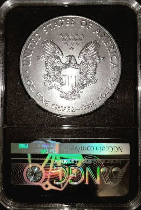 2018 Eagle S $1 Early Releases MS 70 Honorable Mike Castle Signature - Goldstar Mint 