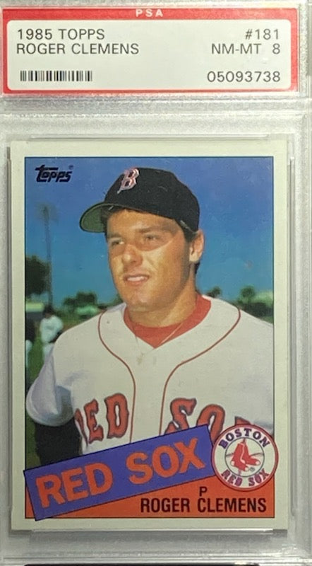 1989 TOPPS ROGER CLEMENS  PSA GRADED 8 - Goldstar Mint 