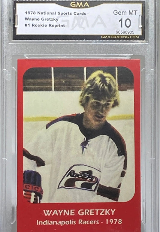 1978 NATIONAL SPORTS CARDS WAYNE GRETZKY GMA GRADED 10 - Goldstar Mint