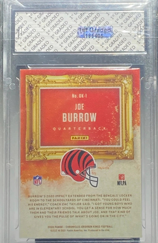 2020 PANINI CHRONICLES JOE BORROW ROOKIE GRIDIRON KINGS # GK-1 1ST GRADED 10 - Goldstar Mint