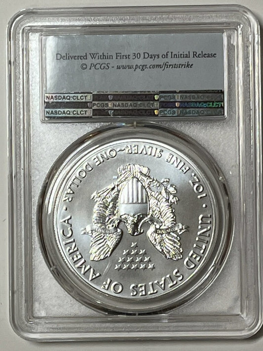 2019 S $1 PCGS SILVER EAGLE MS70 FIRST SKRIKE - Goldstar Mint
