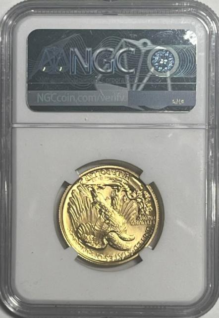 2016 .50 (W) STANDING LIBERTY HALF DOLLAR 24K GOLD 1/2 OZ SP70 SIGNED BY MIKE CASTLE - Goldstar Mint